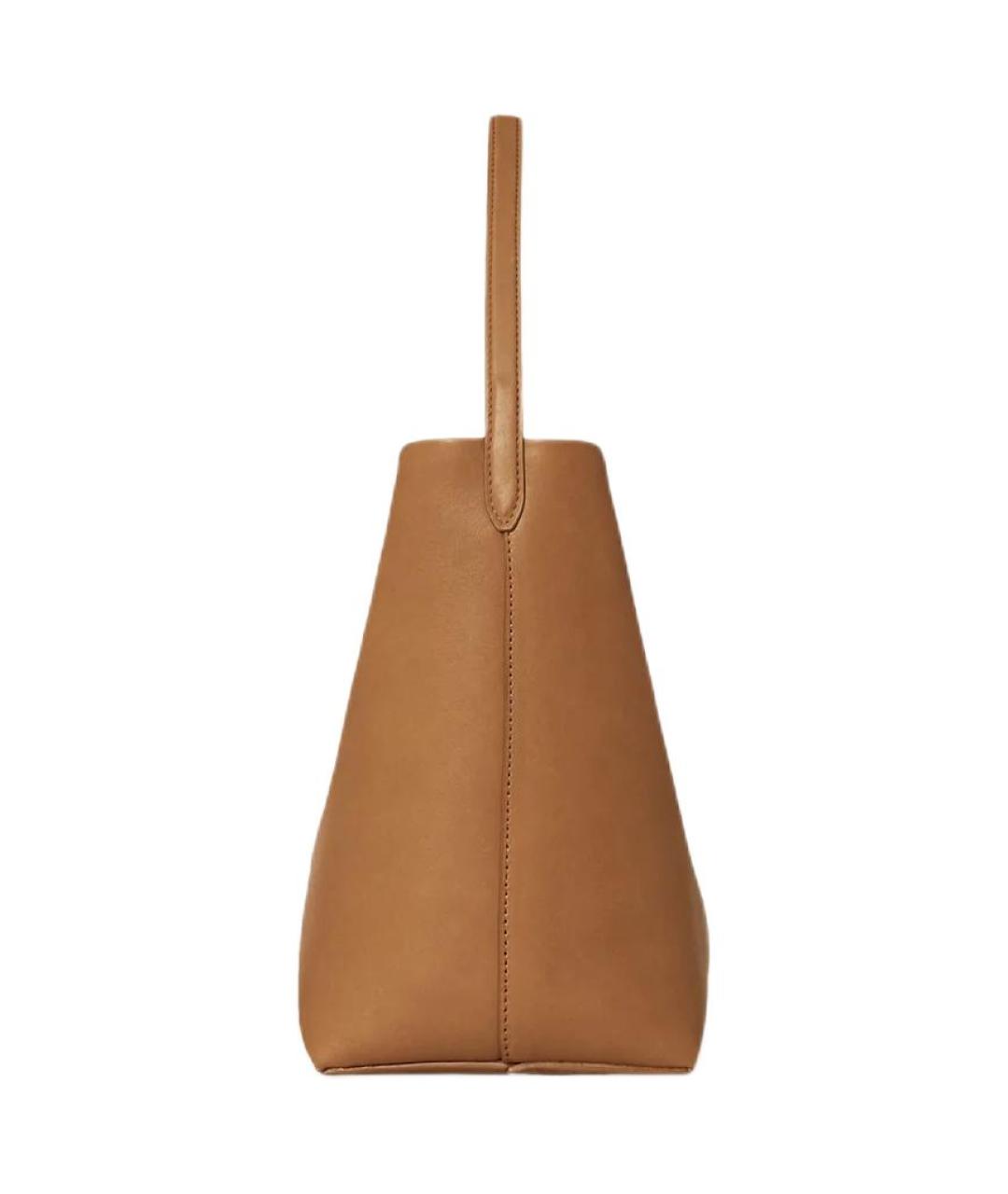 THE ROW Коричневая кожаная сумка через плечо, фото 3