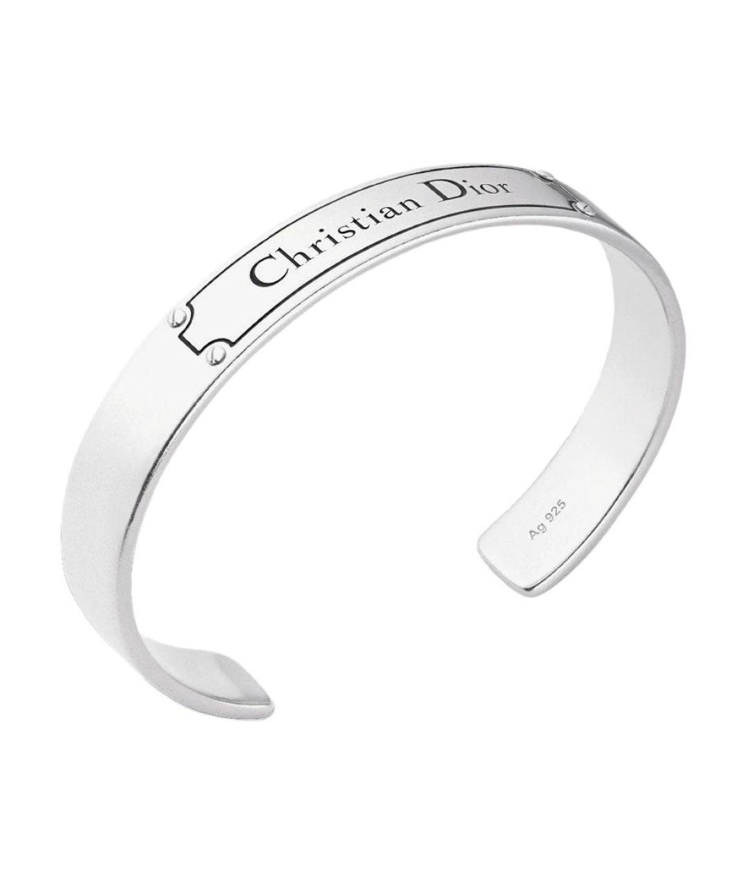 CHRISTIAN DIOR Серебрянный серебряный браслет, фото 2