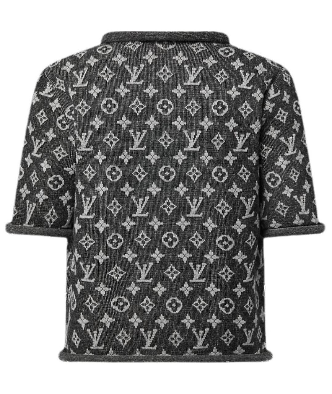 LOUIS VUITTON Черный шерстяной джемпер / свитер, фото 2