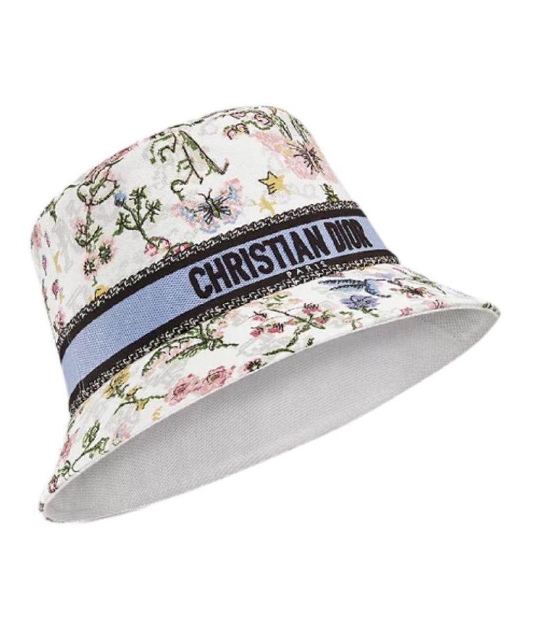 CHRISTIAN DIOR Белая панама, фото 3