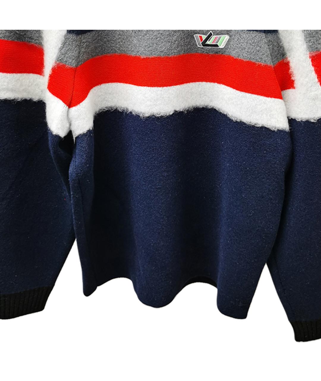 LOUIS VUITTON Синий шерстяной джемпер / свитер, фото 5