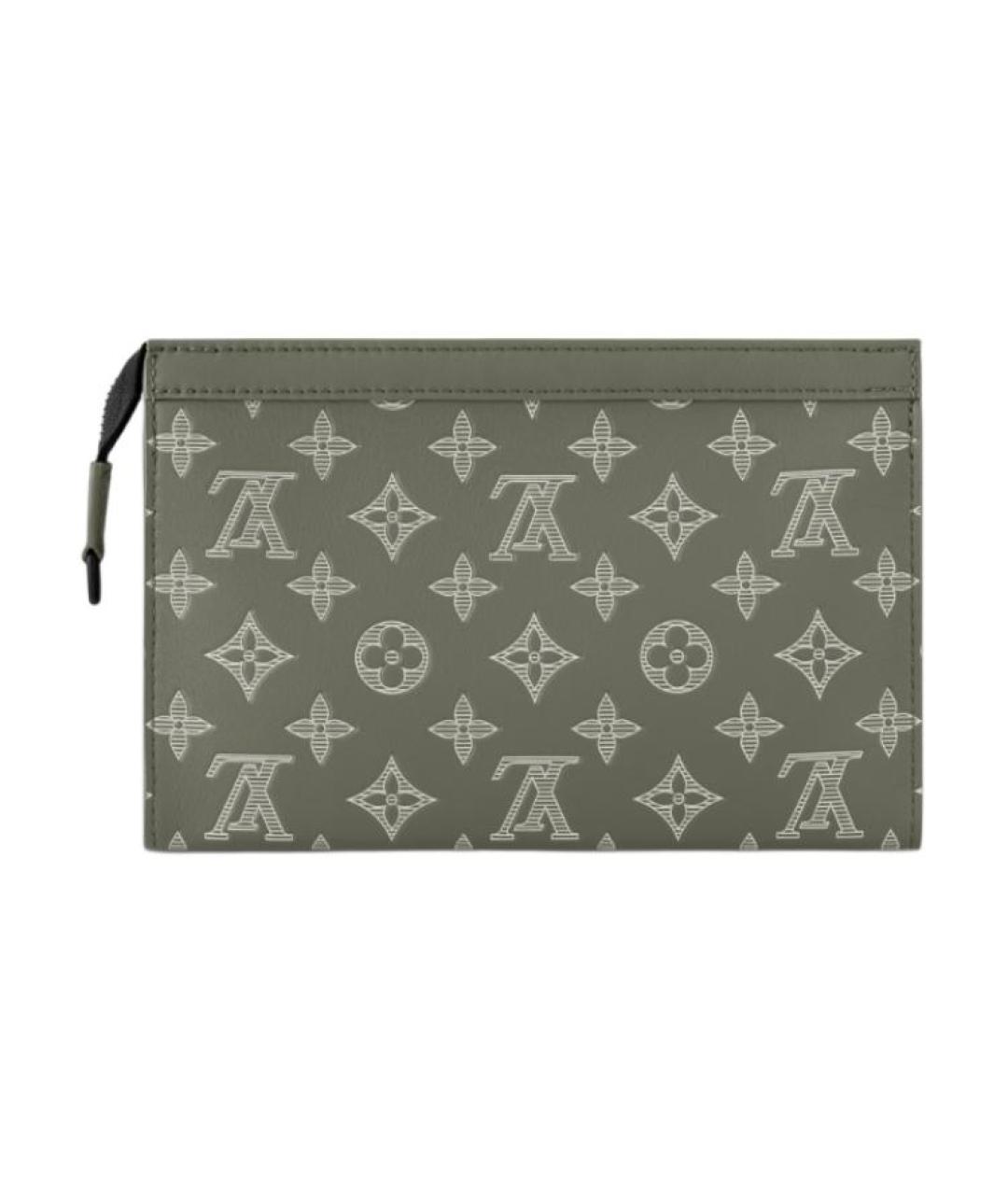 LOUIS VUITTON Хаки кошелек, фото 4