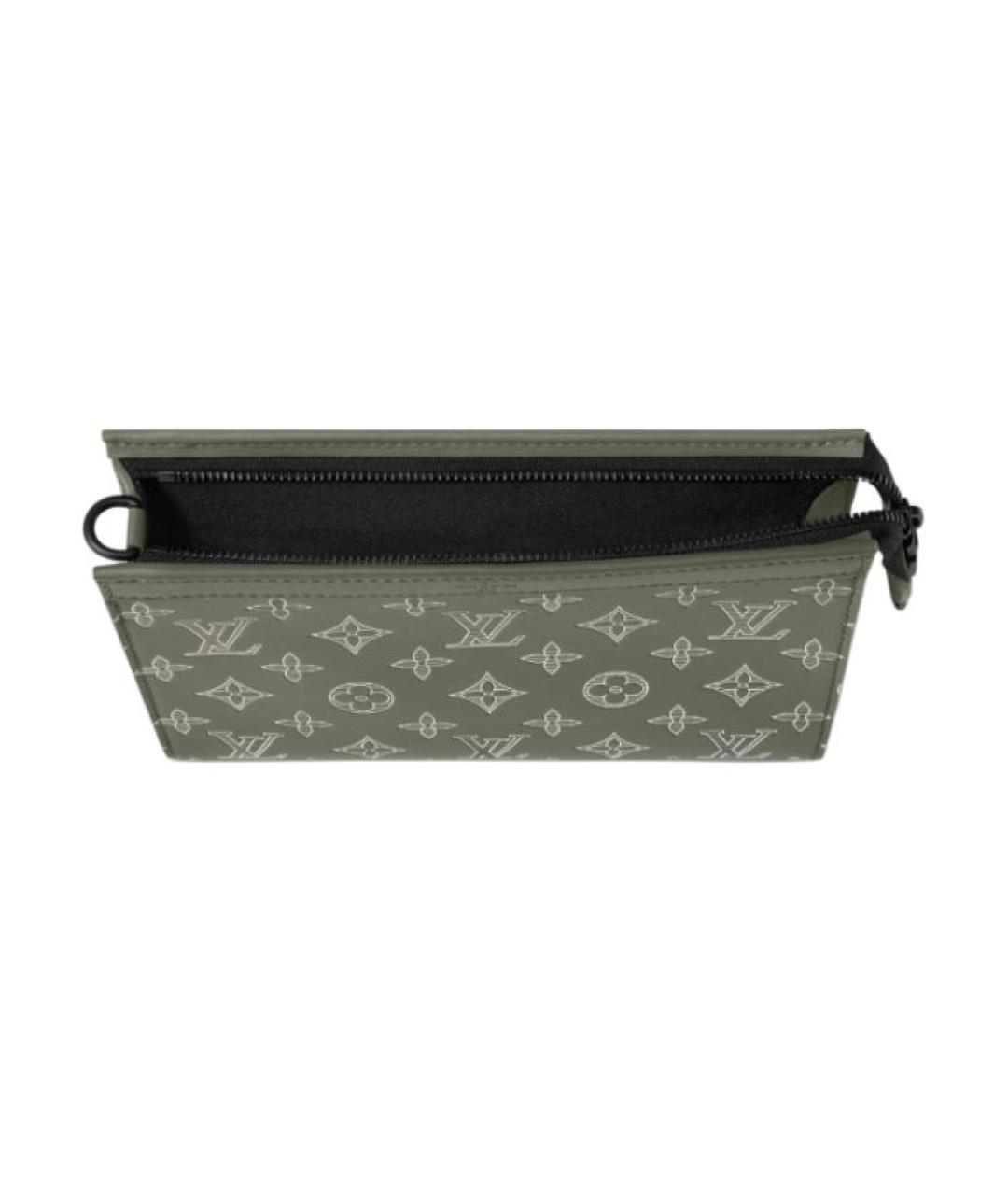 LOUIS VUITTON Хаки кошелек, фото 3