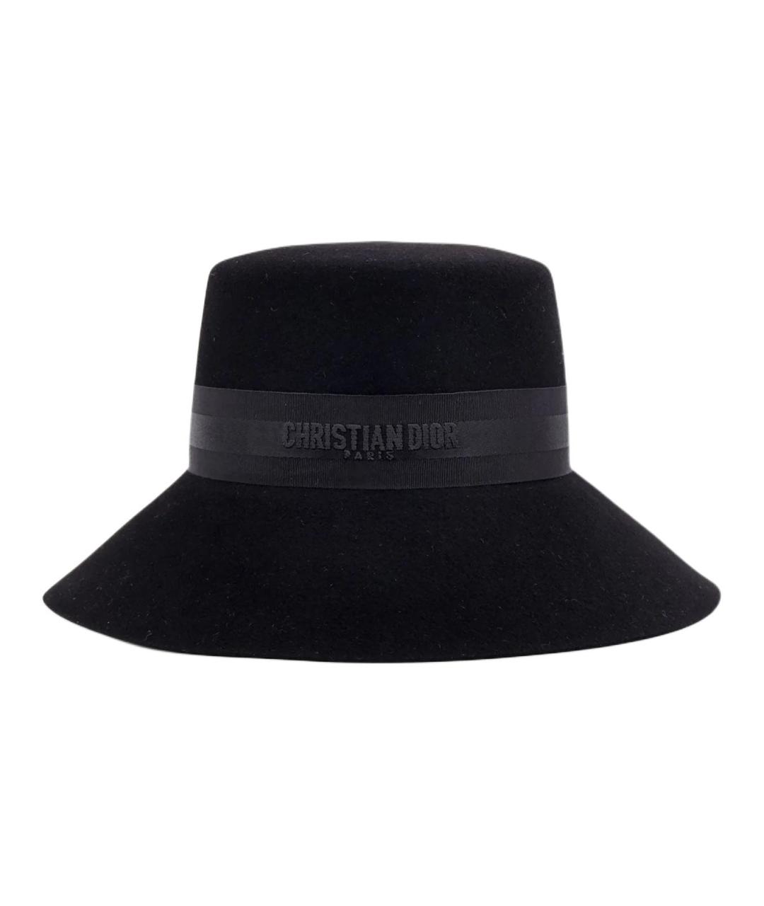 CHRISTIAN DIOR Черная шляпа, фото 2