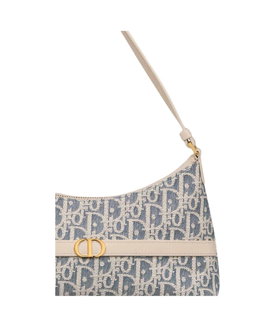 CHRISTIAN DIOR Синяя сумка через плечо, фото 5