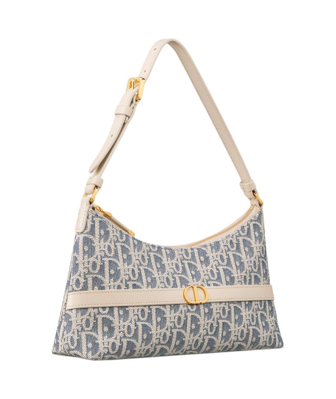 CHRISTIAN DIOR Синяя сумка через плечо, фото 2