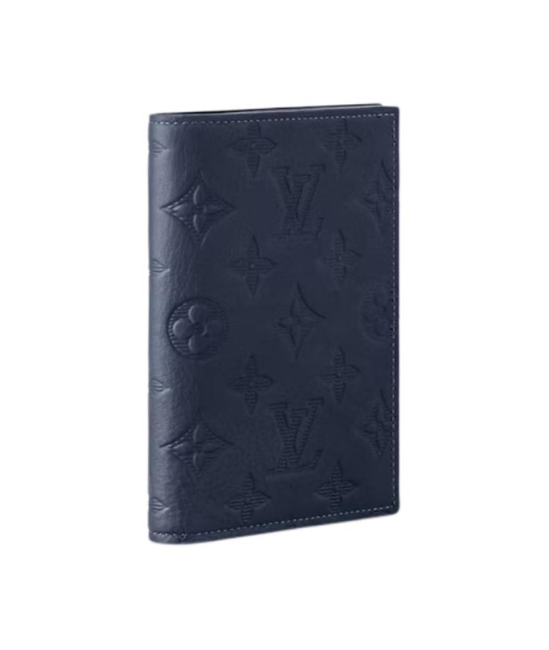 LOUIS VUITTON Темно-синяя папка для документов, фото 2