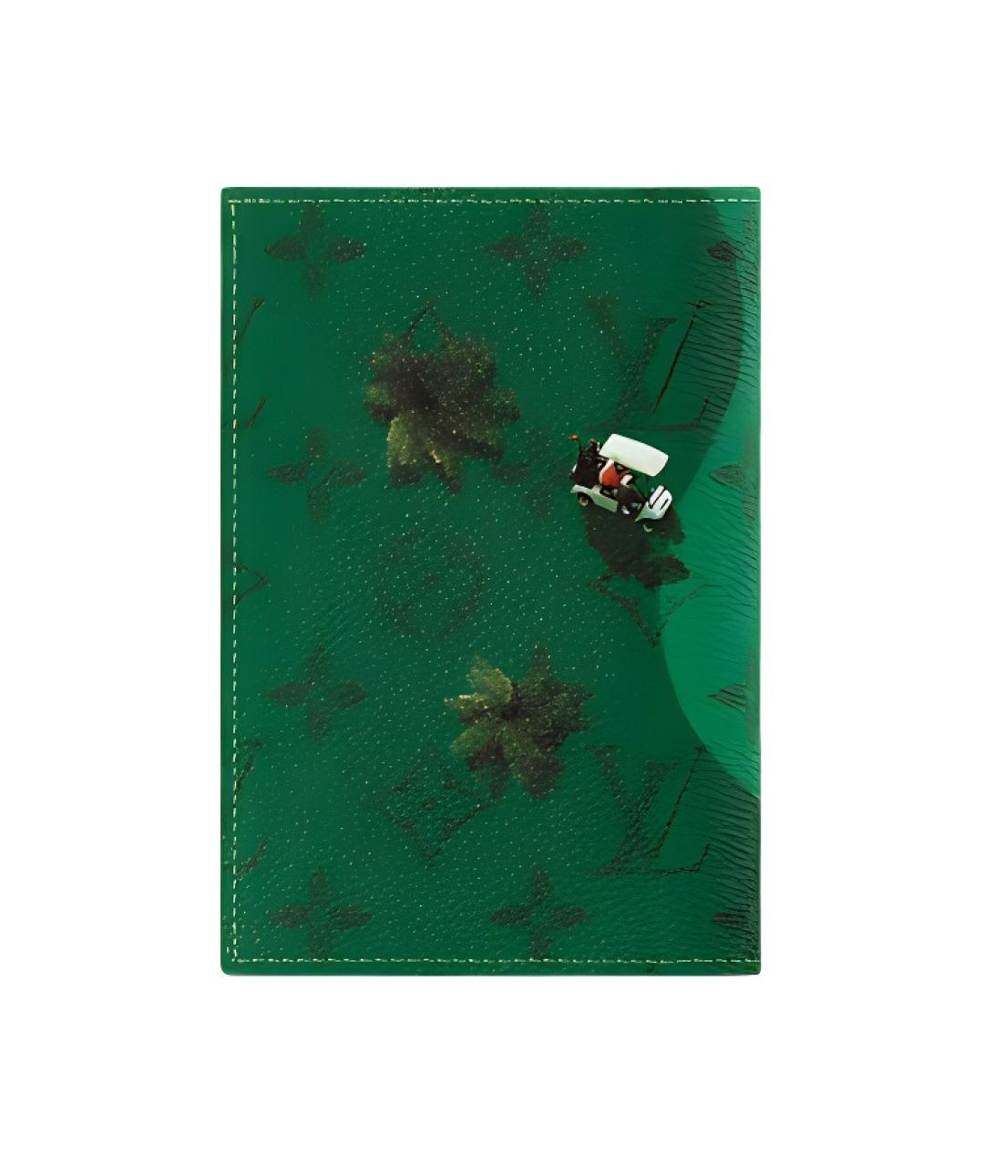 LOUIS VUITTON Зеленая папка для документов, фото 4