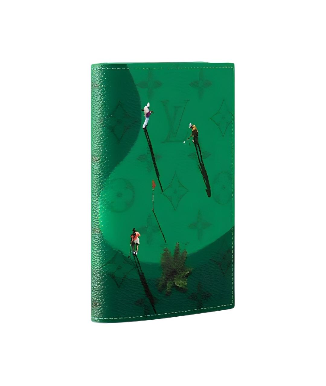 LOUIS VUITTON Зеленая папка для документов, фото 2