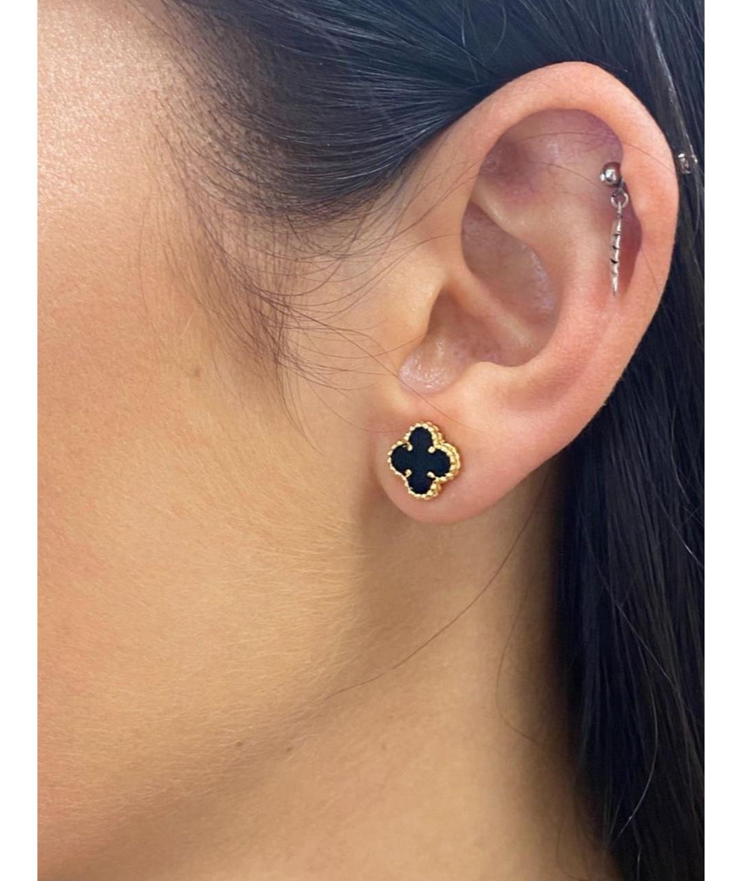VAN CLEEF & ARPELS Желтые серьги из желтого золота, фото 4