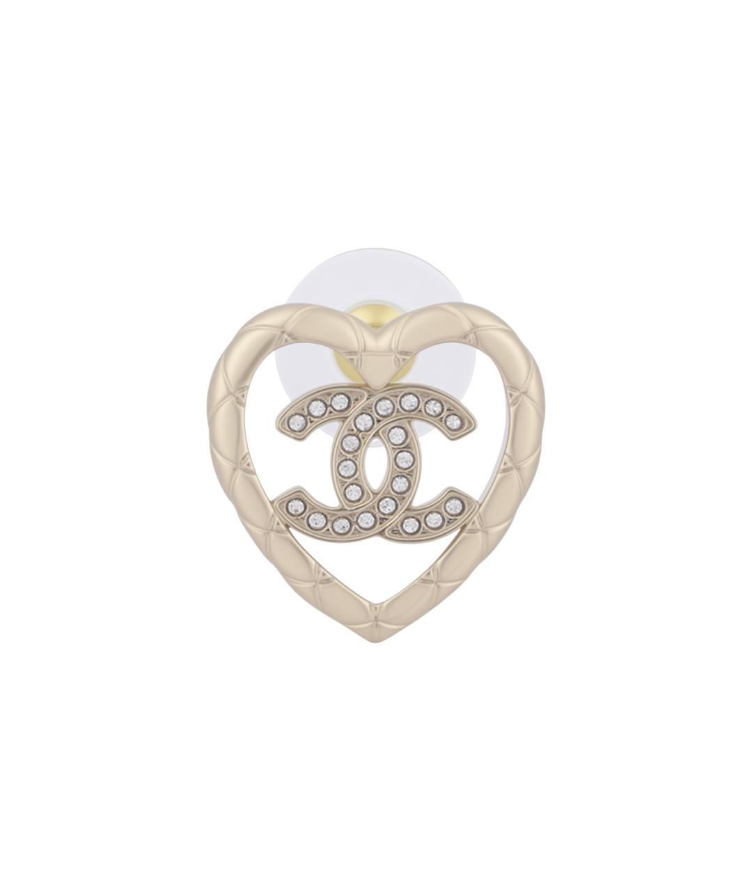 CHANEL Золотые серьги, фото 5