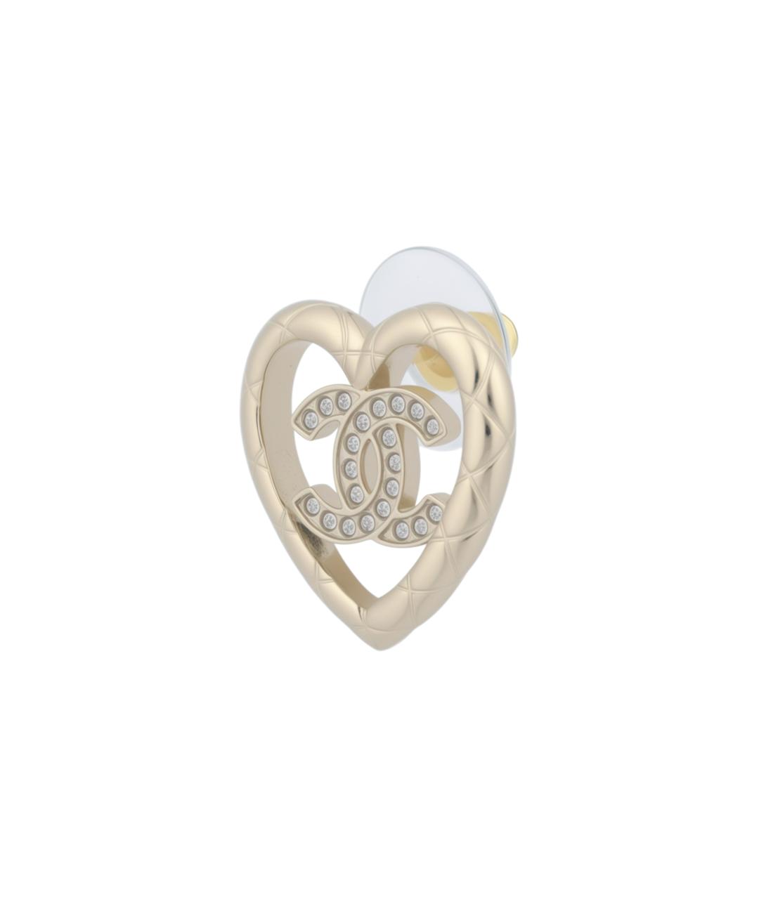 CHANEL Золотые серьги, фото 4