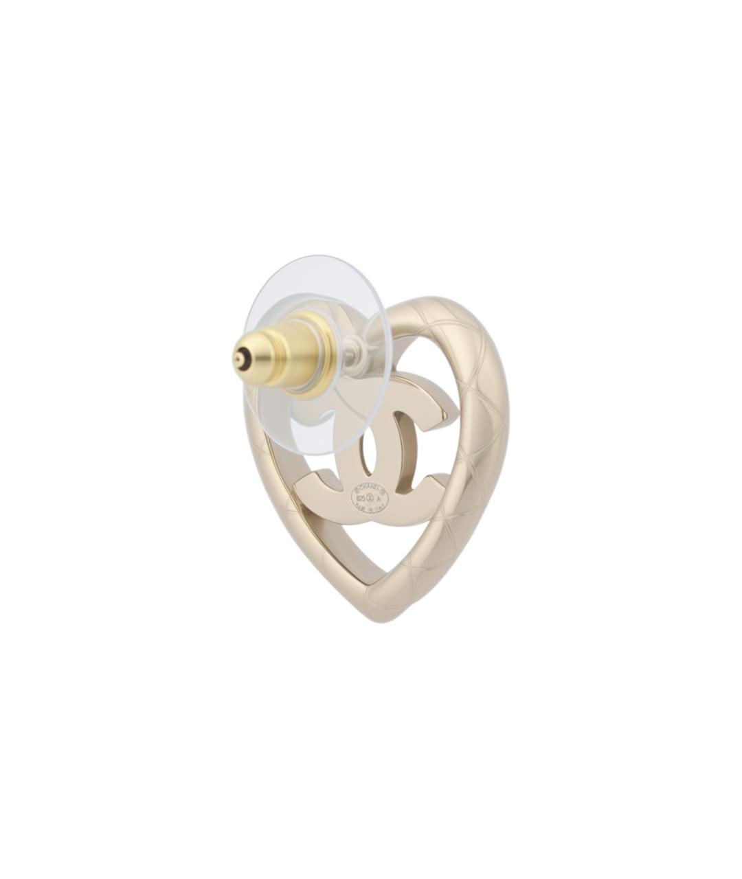 CHANEL Золотые серьги, фото 3