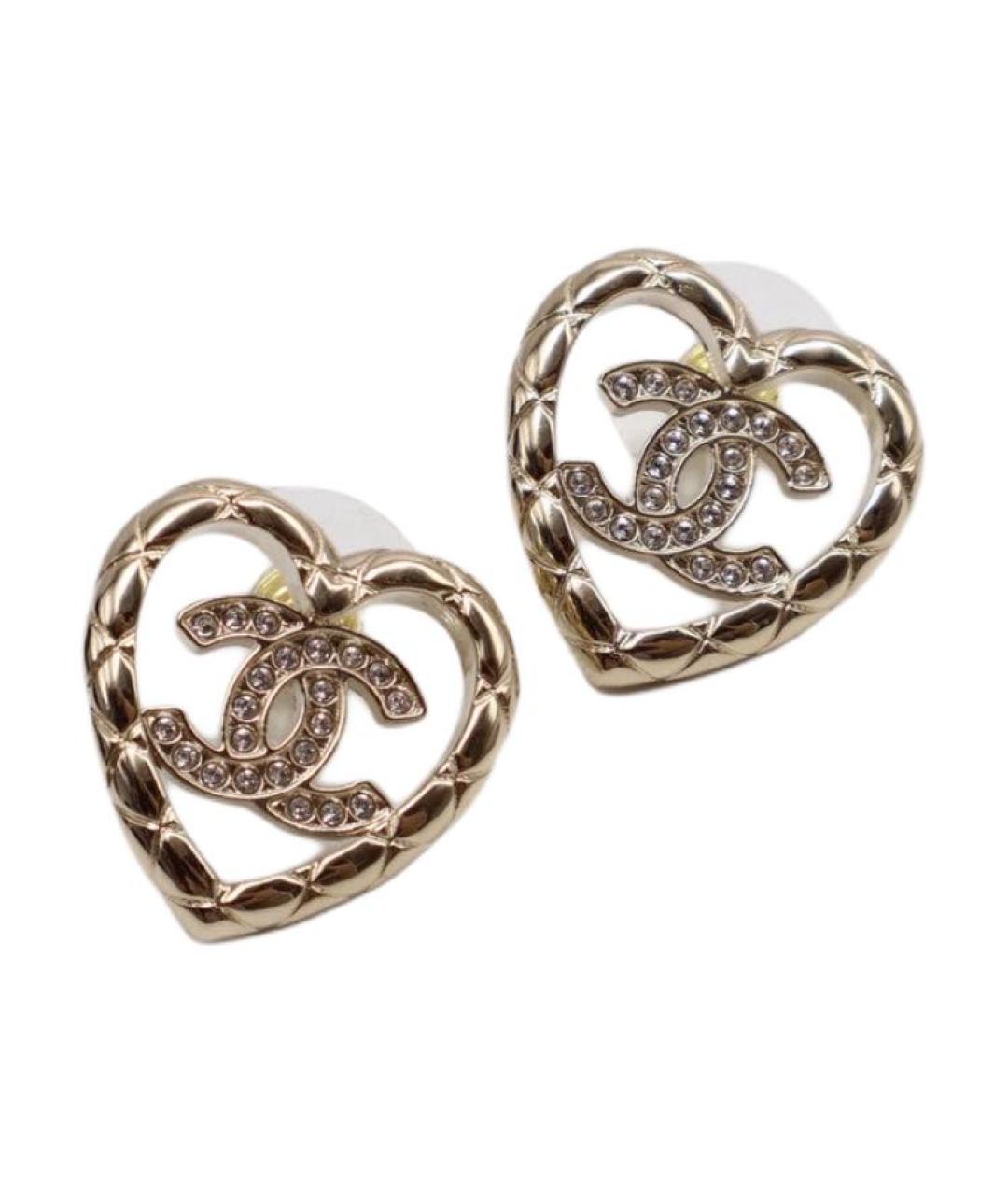 CHANEL Золотые серьги, фото 2