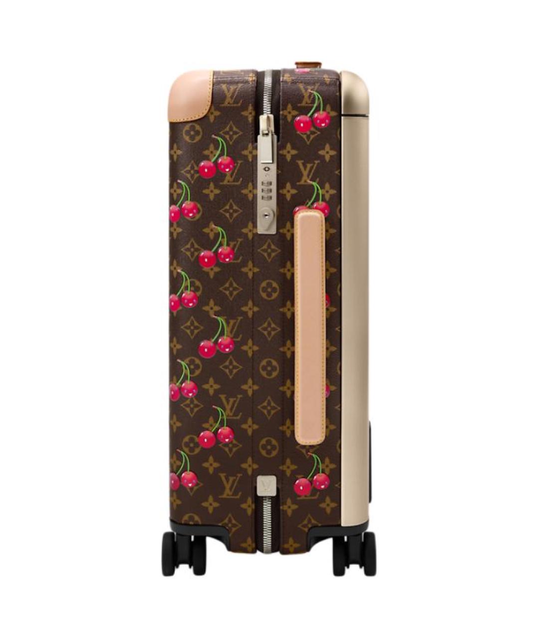 LOUIS VUITTON Коричневый чемодан, фото 3