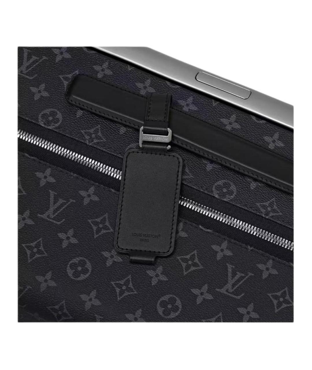 LOUIS VUITTON Черный чемодан, фото 6