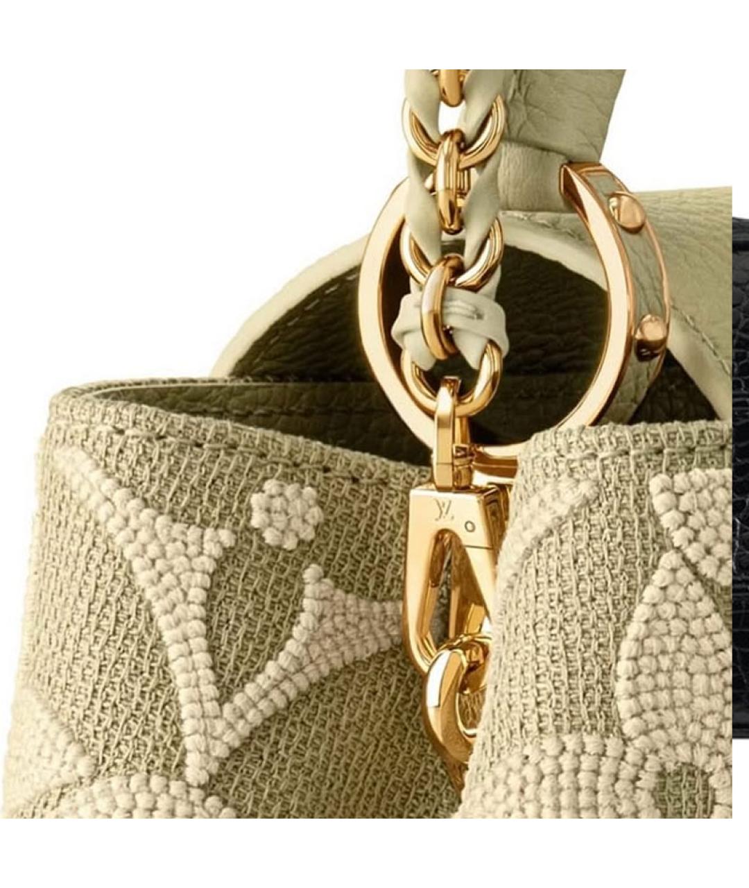 LOUIS VUITTON Бежевая сумка через плечо, фото 4