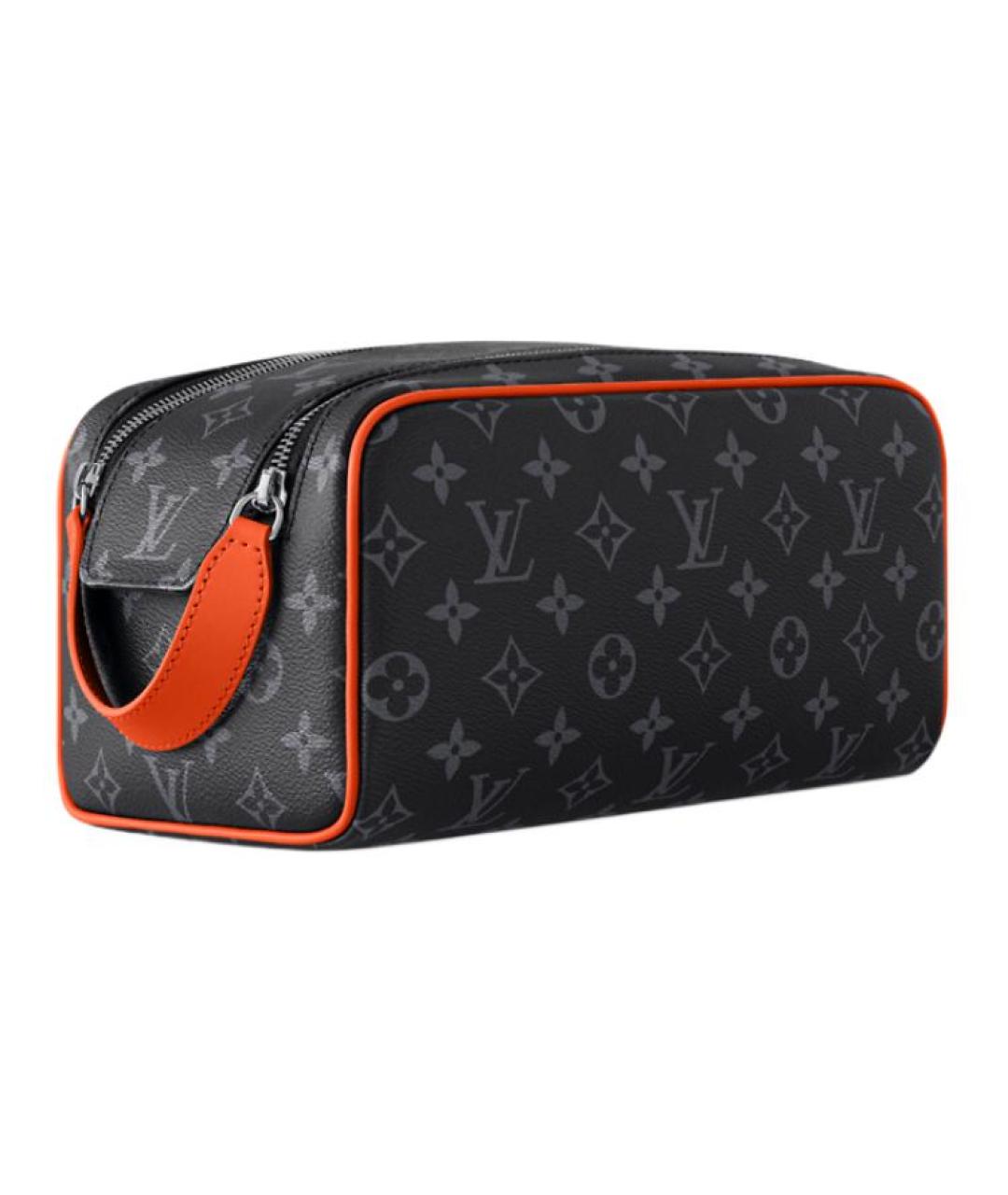 LOUIS VUITTON Черная барсетка, фото 2