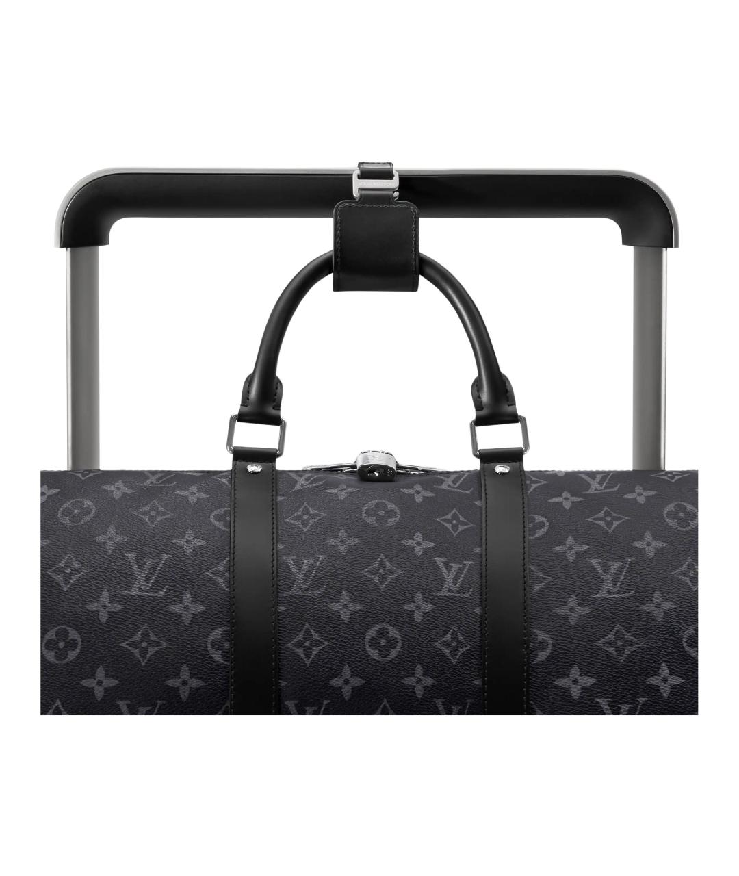 LOUIS VUITTON Черный чемодан, фото 7