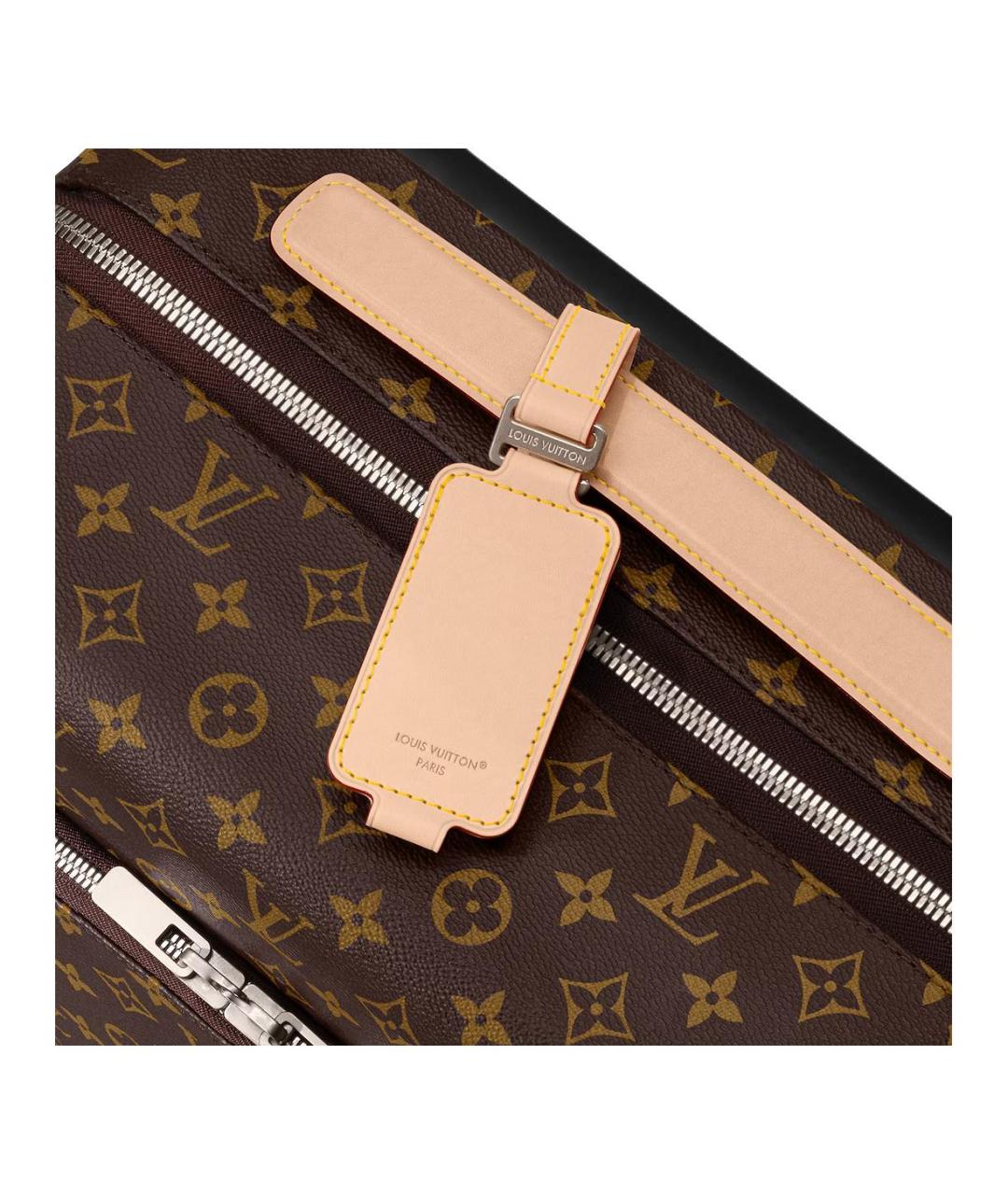 LOUIS VUITTON Коричневый чемодан, фото 8