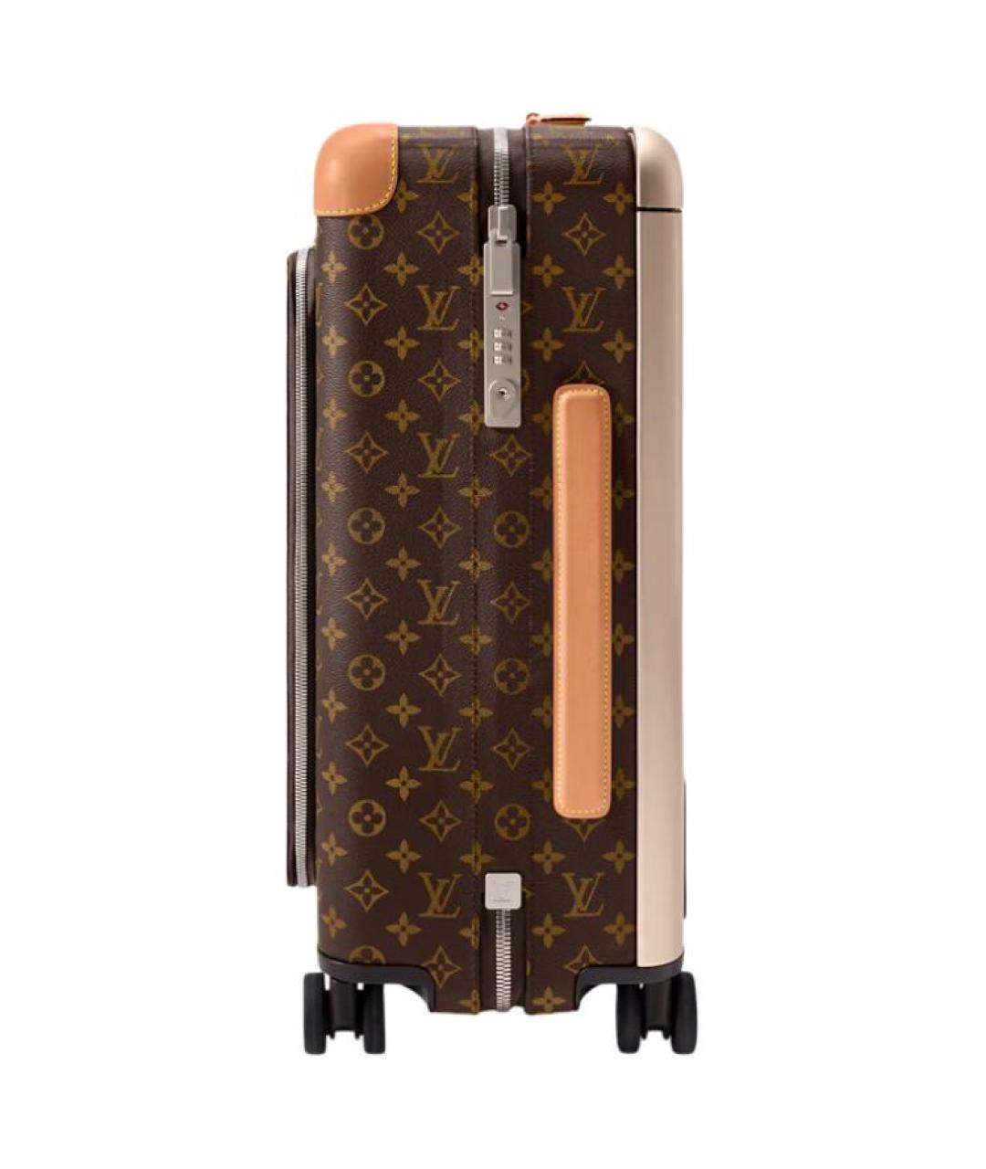LOUIS VUITTON Коричневый чемодан, фото 5