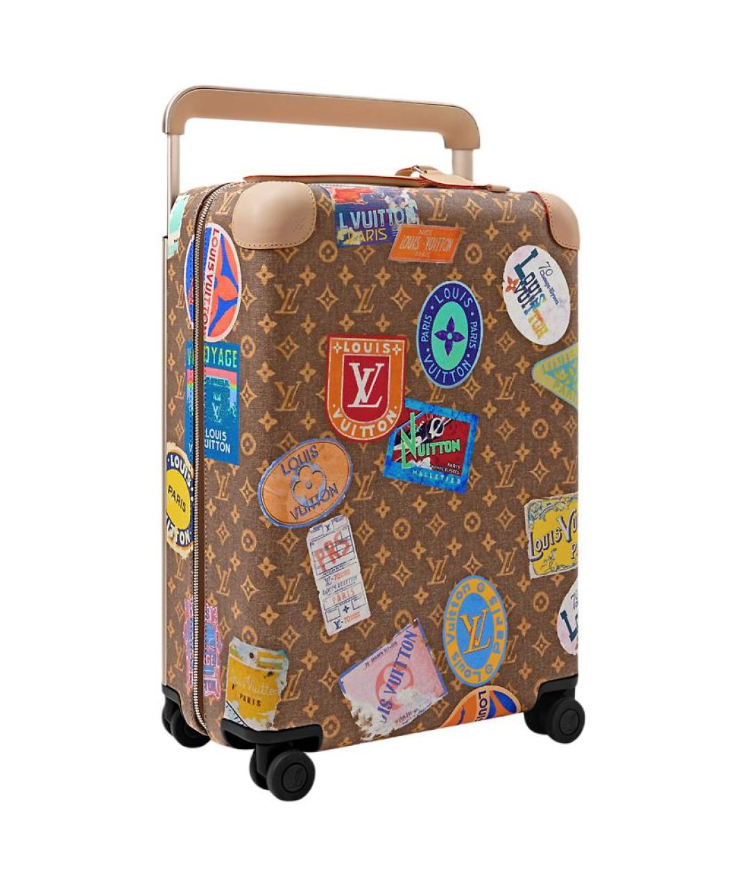 LOUIS VUITTON Коричневый чемодан, фото 2