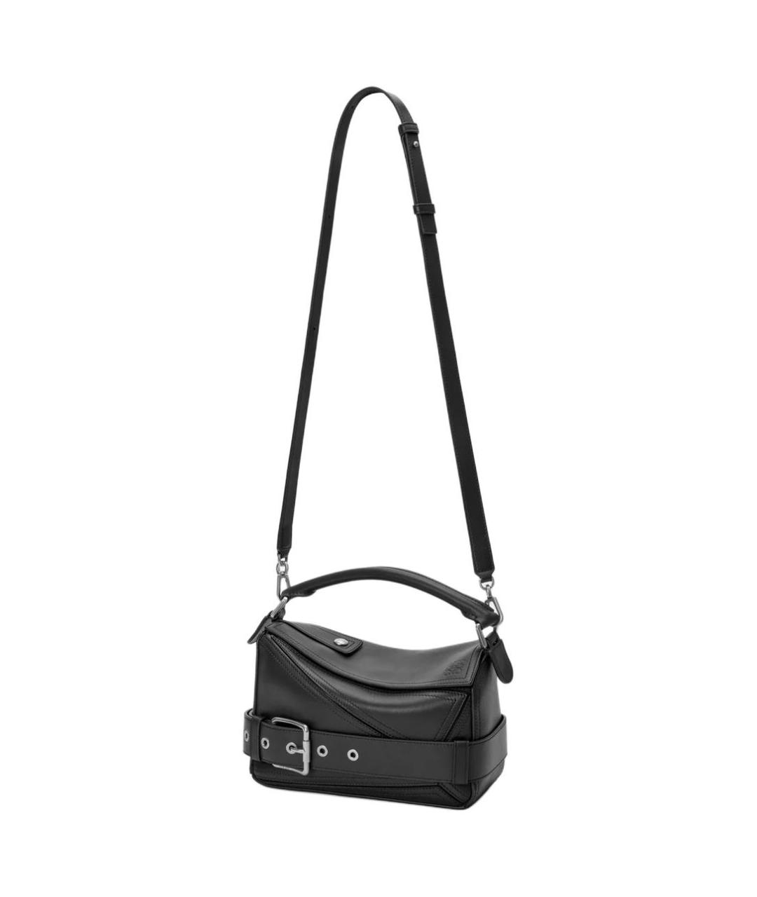 LOEWE Черная кожаная сумка через плечо, фото 3