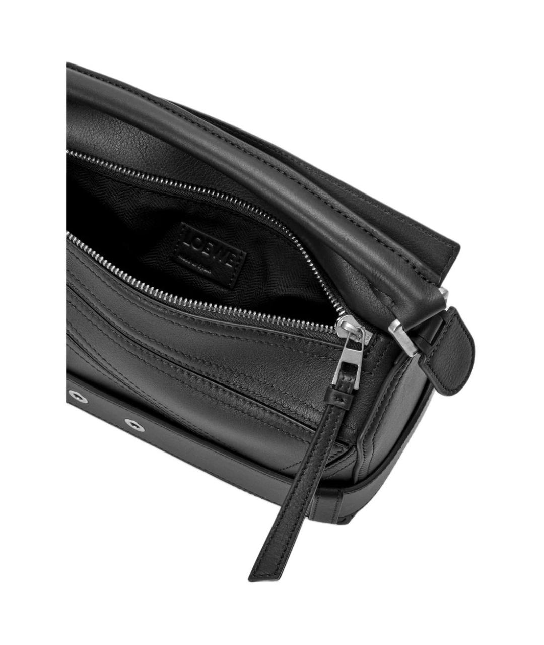 LOEWE Черная кожаная сумка через плечо, фото 8