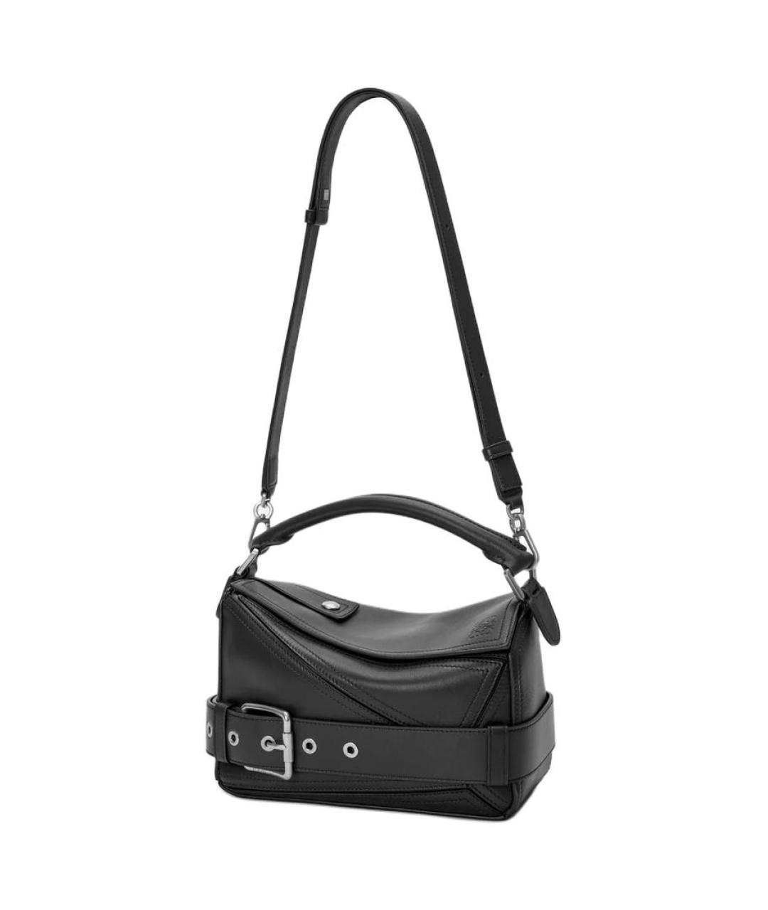 LOEWE Черная кожаная сумка через плечо, фото 2