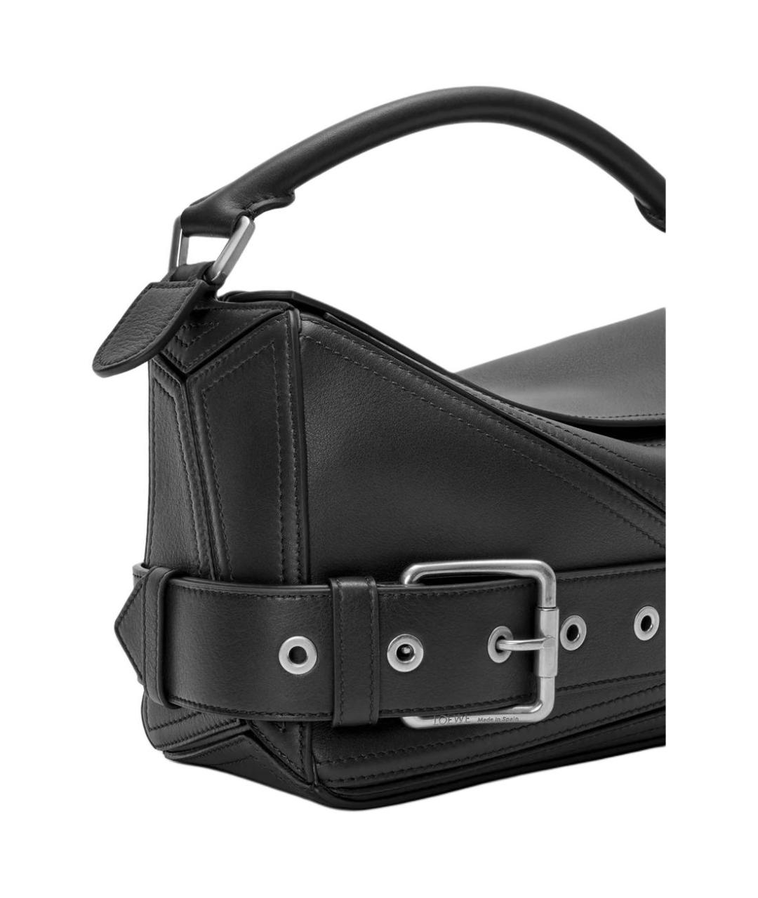 LOEWE Черная кожаная сумка через плечо, фото 7