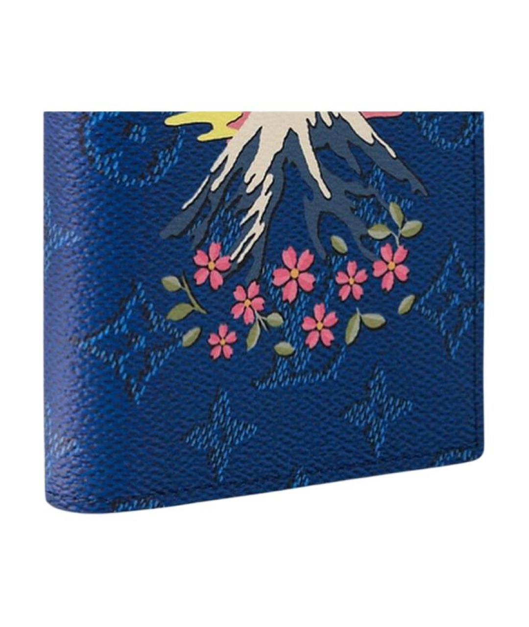 LOUIS VUITTON Синяя кожаная папка для документов, фото 4