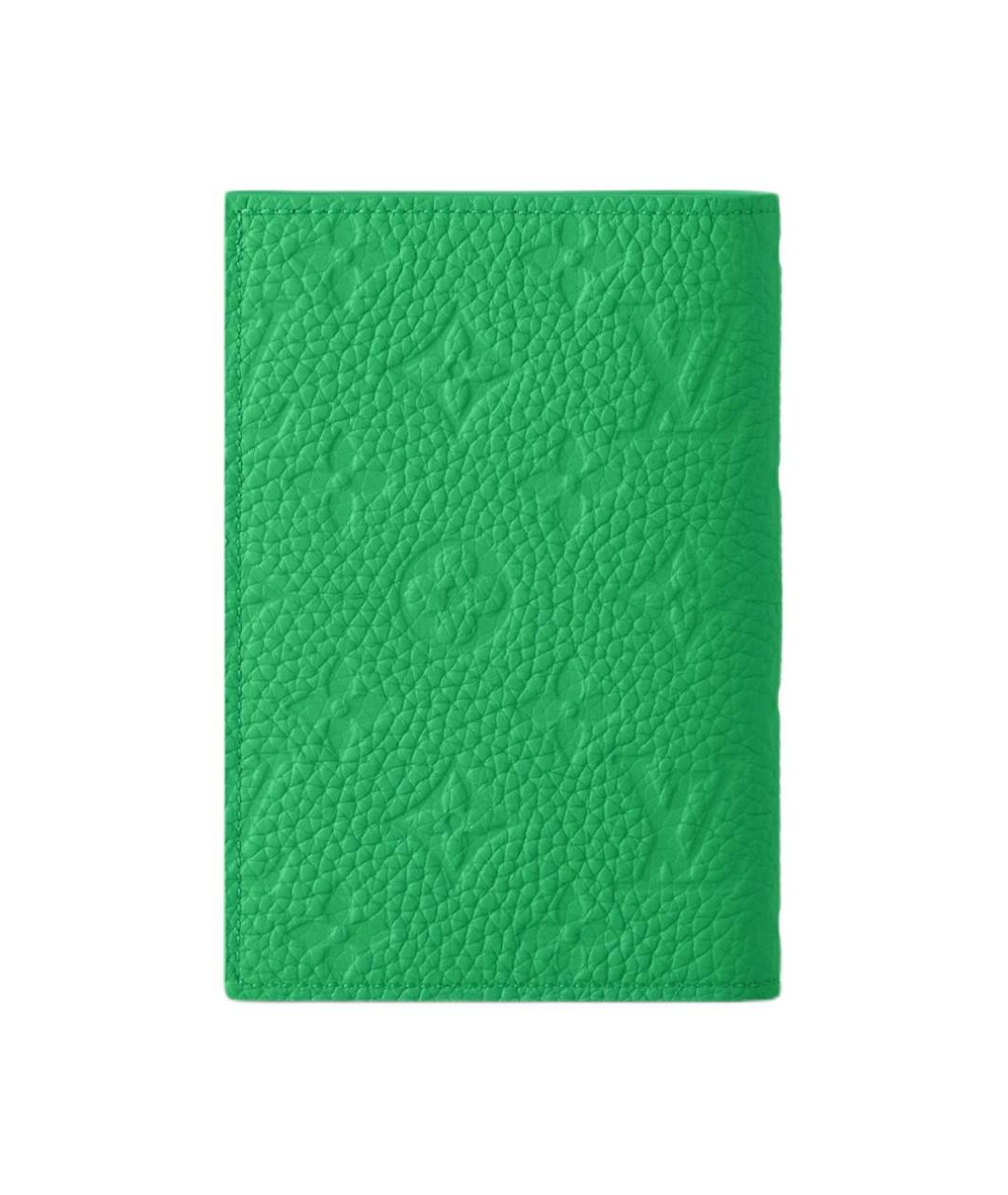 LOUIS VUITTON Зеленая папка для документов, фото 3