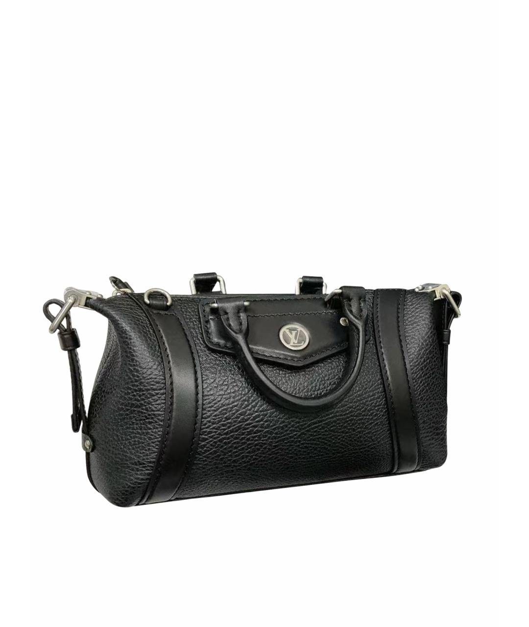 LOUIS VUITTON Черная сумка с короткими ручками, фото 1