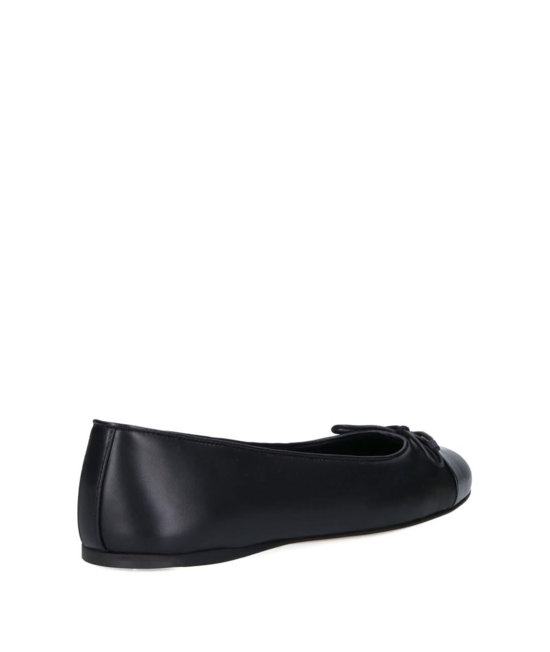 GUCCI Черные кожаные балетки, фото 4