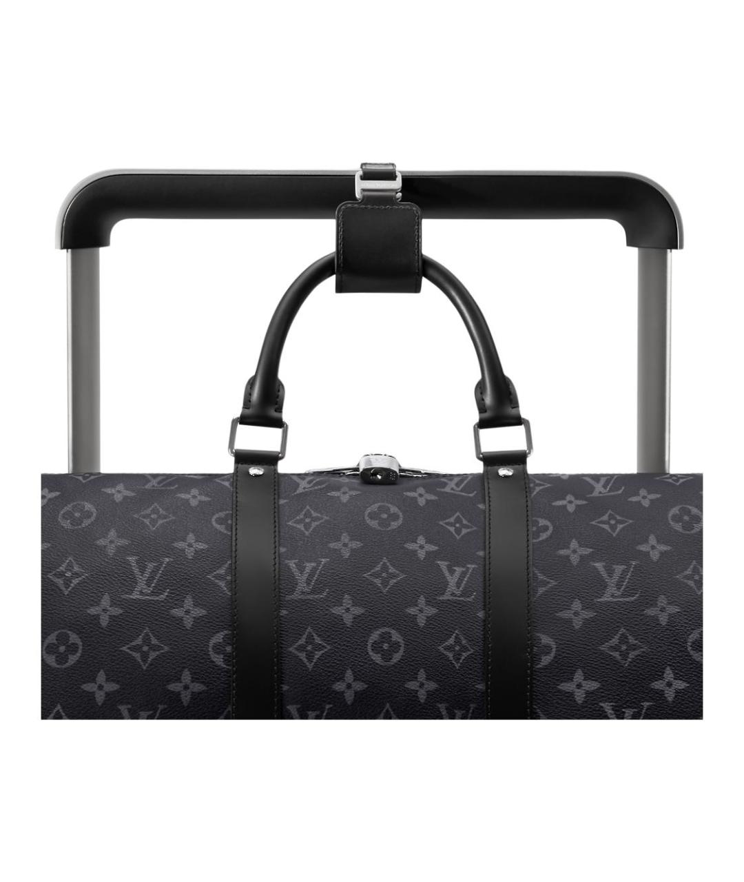 LOUIS VUITTON Черный чемодан, фото 3