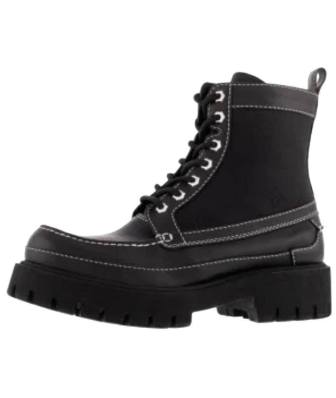 LOUIS VUITTON Черные высокие ботинки, фото 2