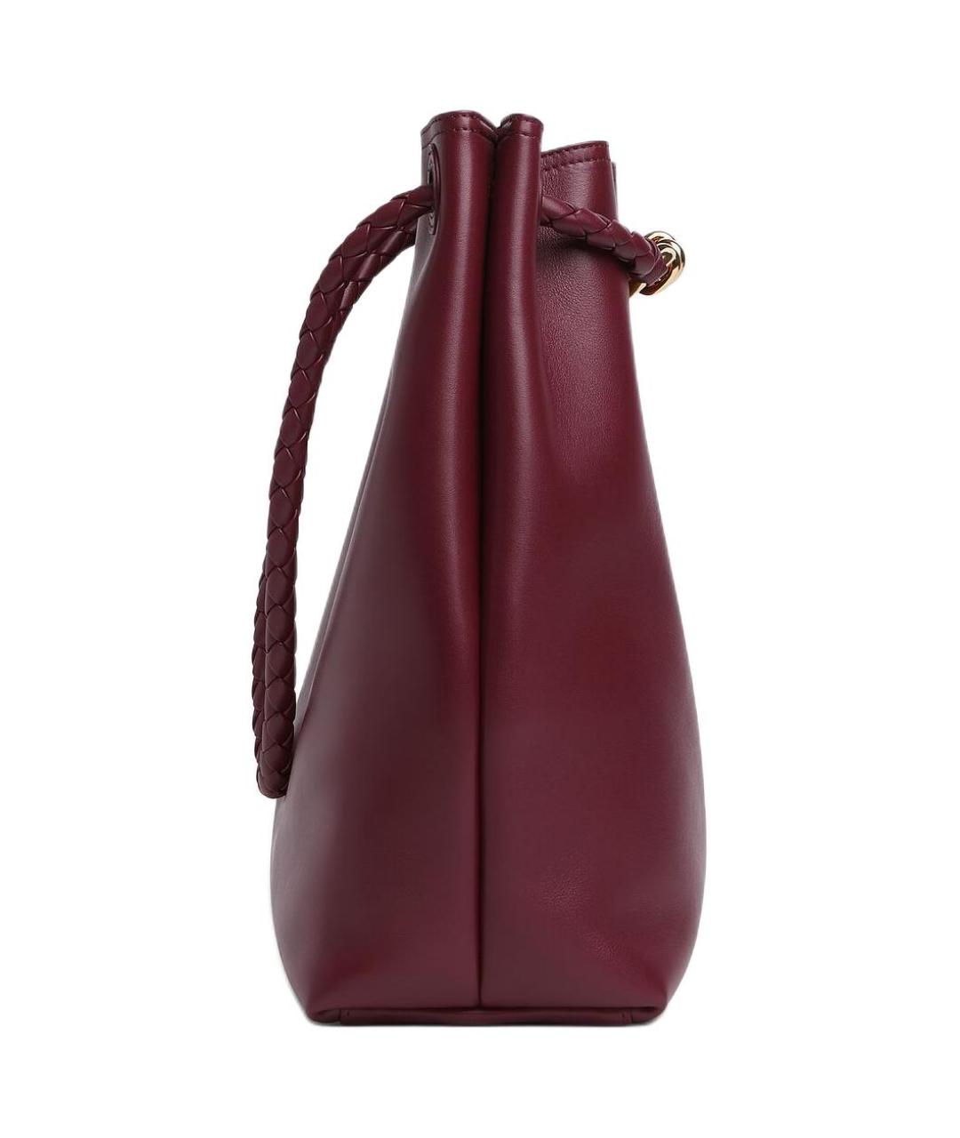 BOTTEGA VENETA Красная кожаная сумка через плечо, фото 3