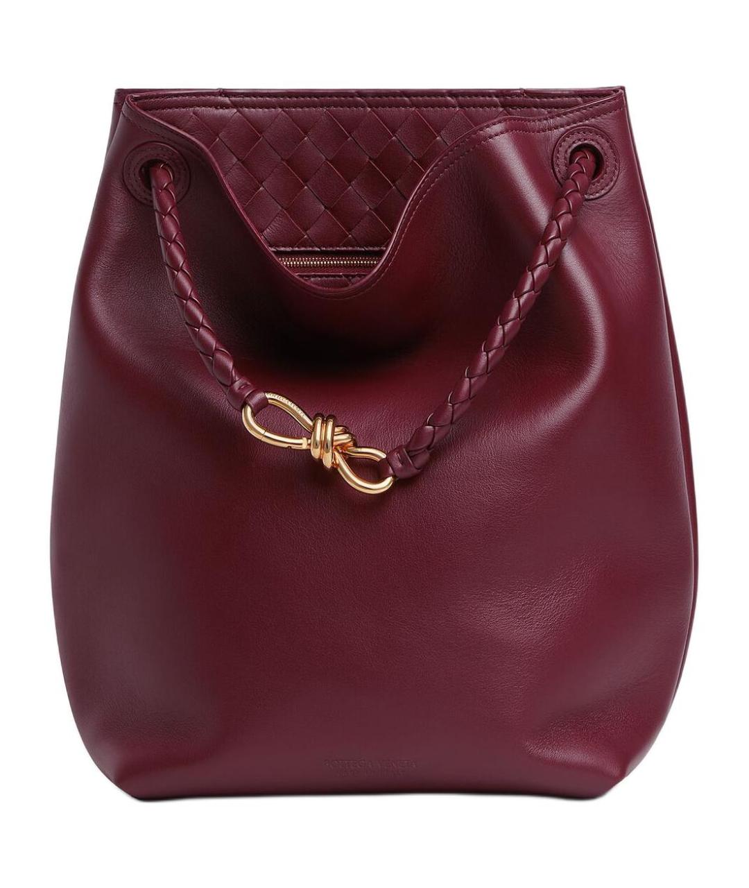 BOTTEGA VENETA Красная кожаная сумка через плечо, фото 1