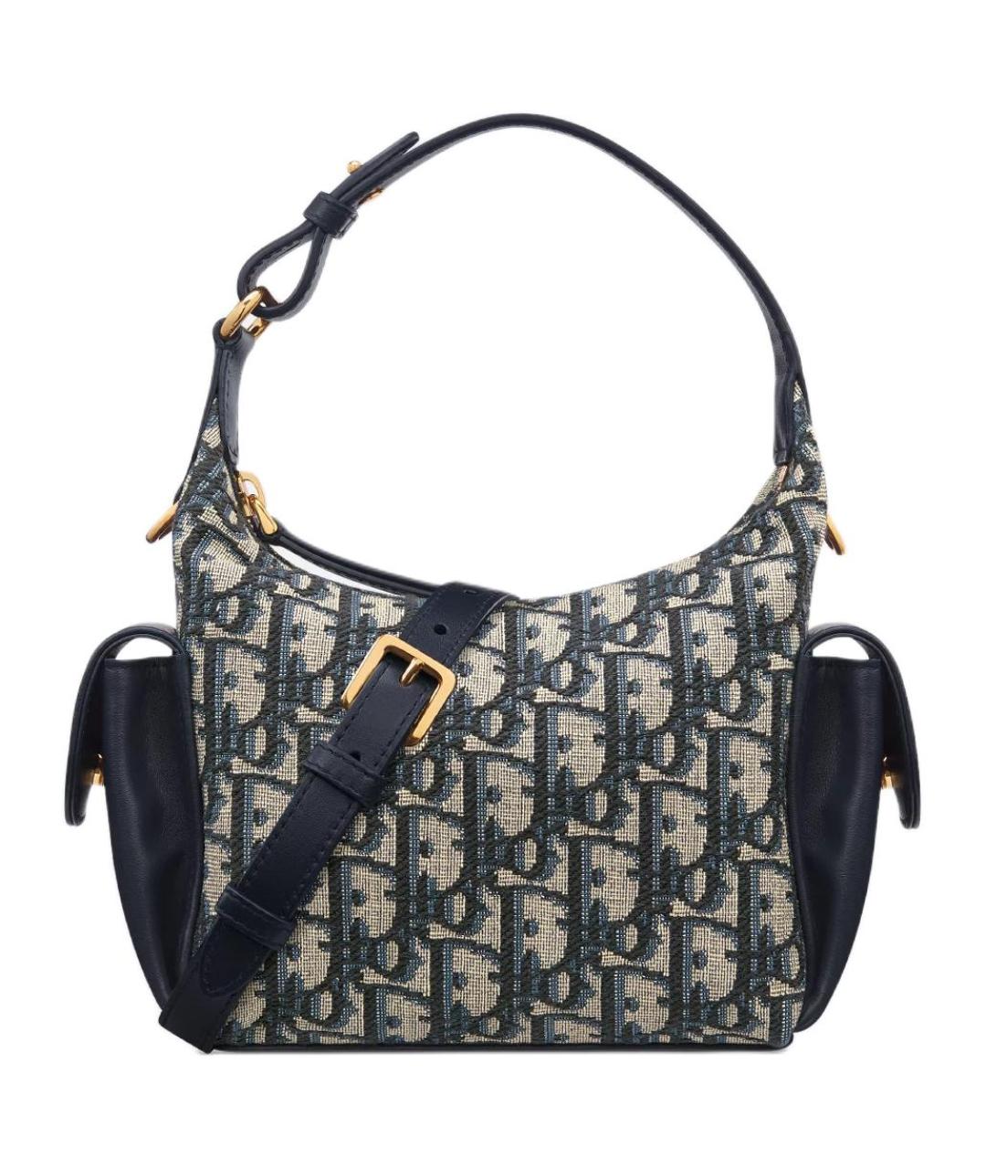 CHRISTIAN DIOR Темно-синяя сумка через плечо, фото 1