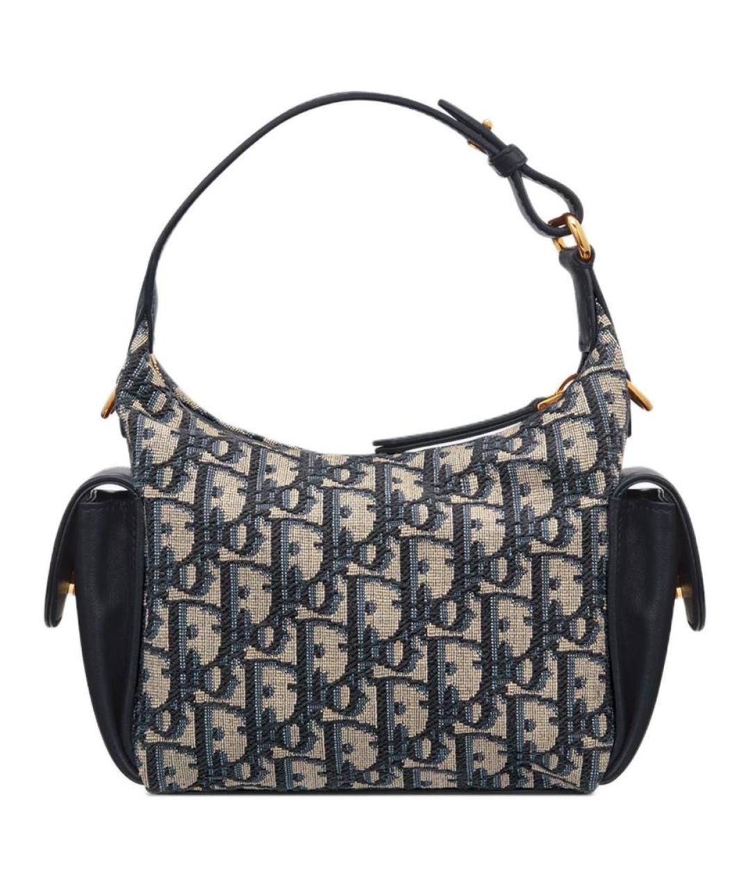 CHRISTIAN DIOR Темно-синяя сумка через плечо, фото 4