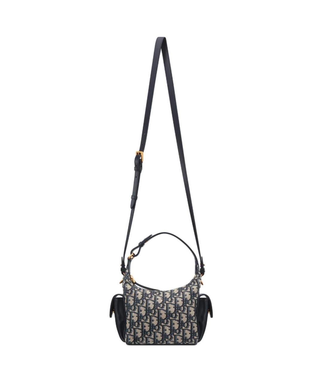 CHRISTIAN DIOR Темно-синяя сумка через плечо, фото 2