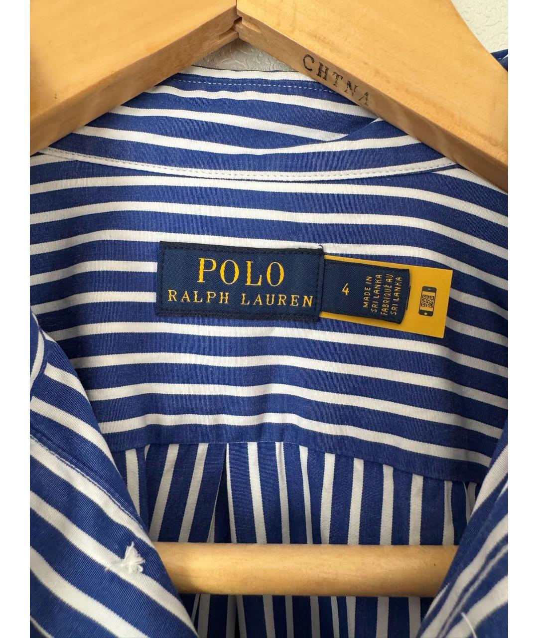 POLO RALPH LAUREN Мульти хлопковое повседневное платье, фото 4