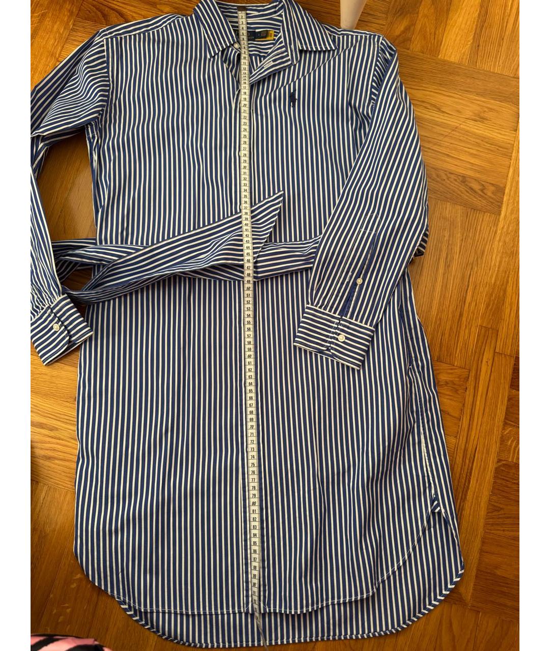 POLO RALPH LAUREN Мульти хлопковое повседневное платье, фото 7