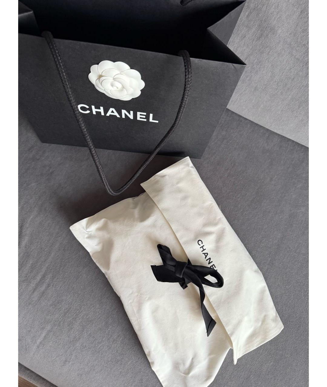 CHANEL Белая шерстяная футболка, фото 5