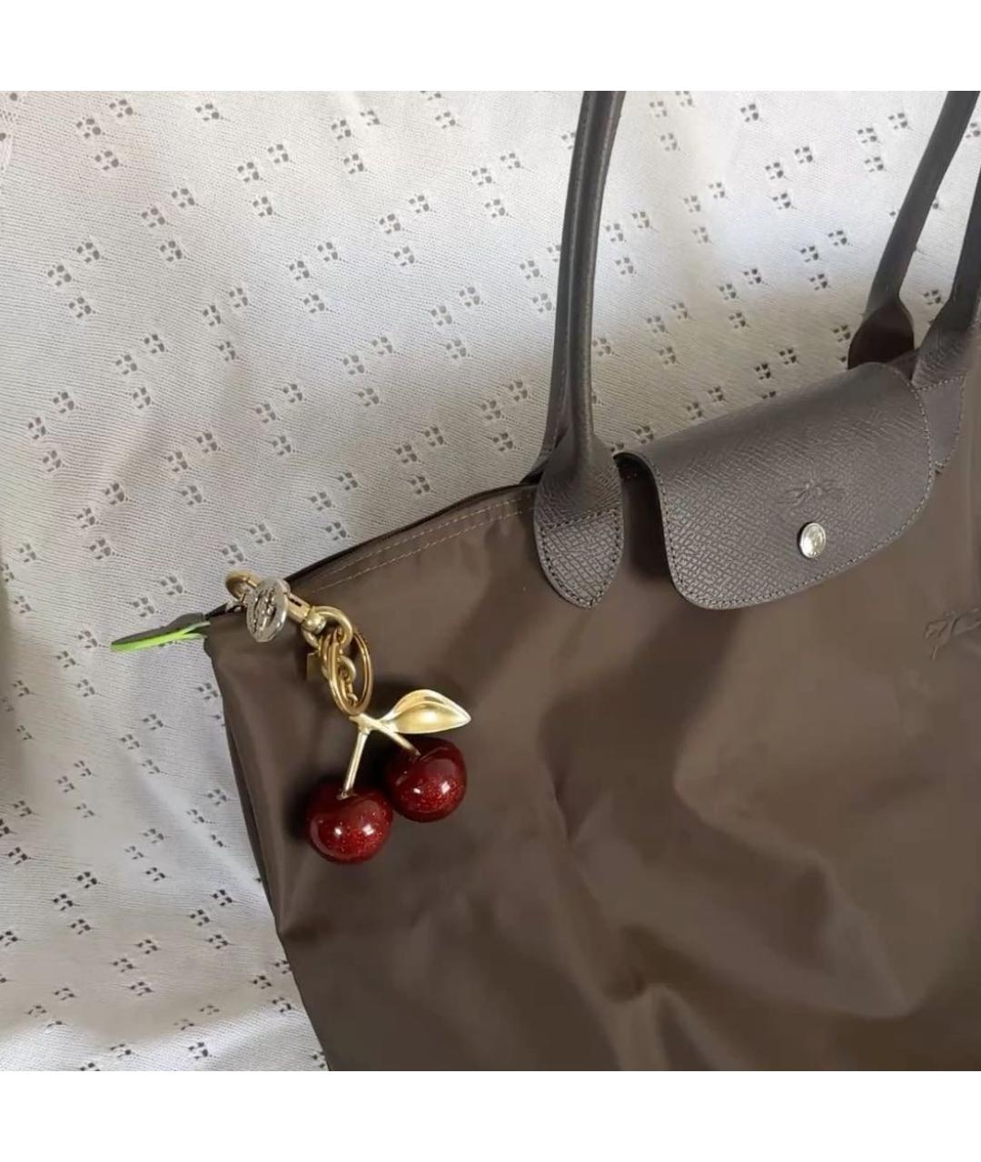 LONGCHAMP Коричневая сумка тоут, фото 4