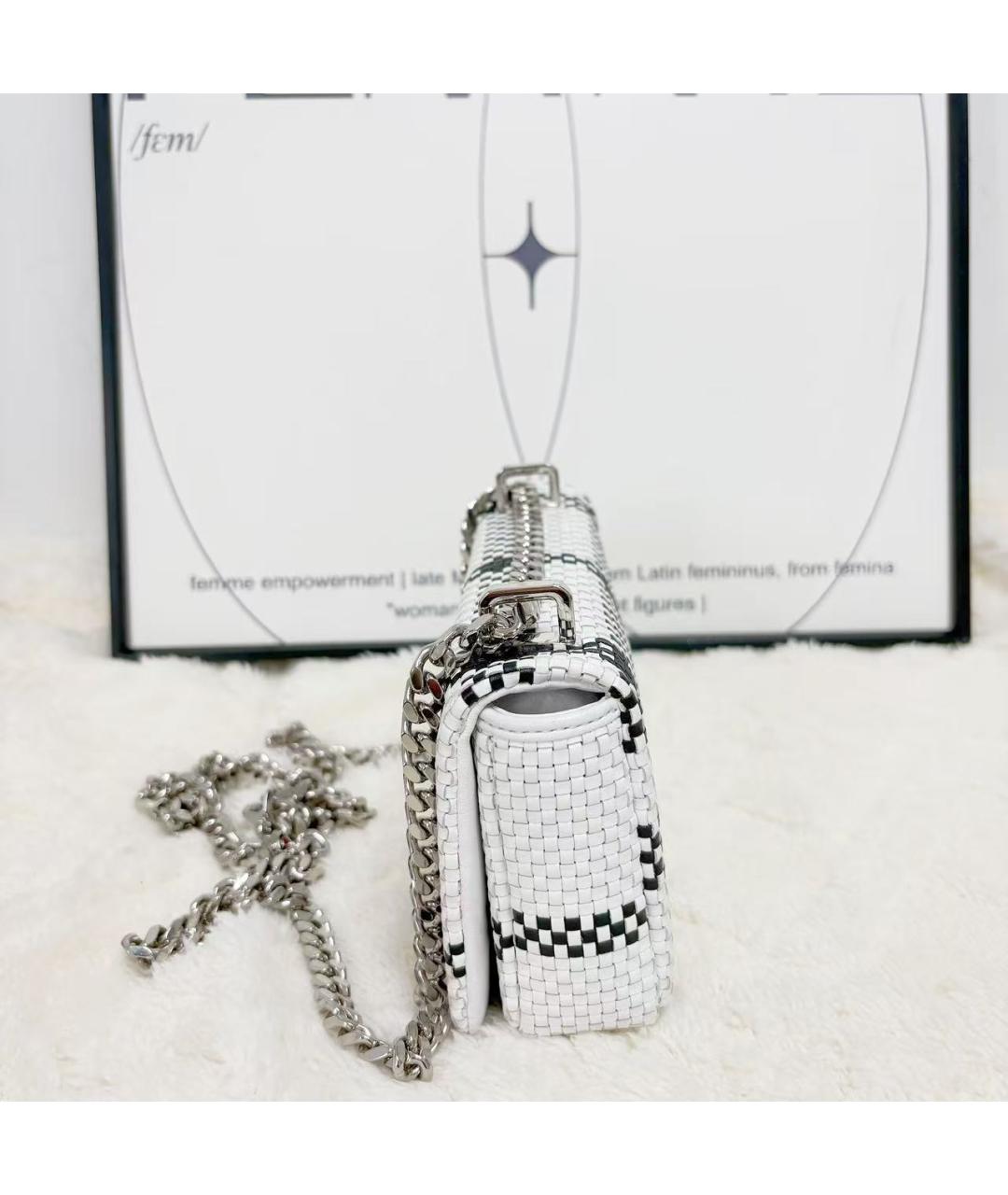 BURBERRY Белая сумка через плечо, фото 4
