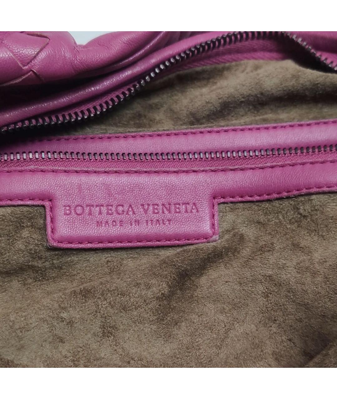 BOTTEGA VENETA Розовая кожаная сумка тоут, фото 8