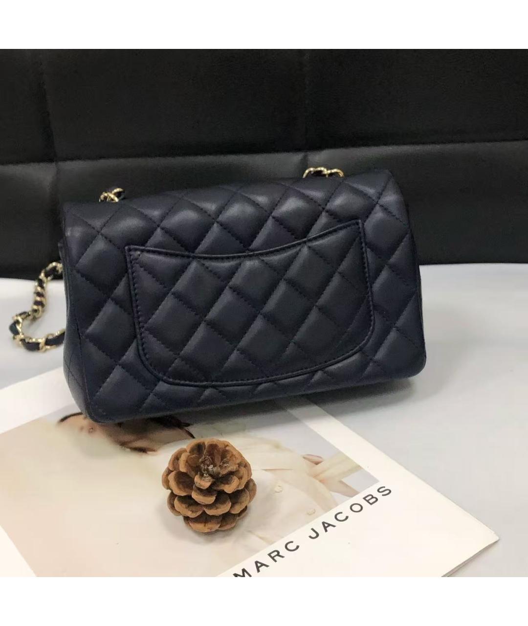 CHANEL Черная кожаная сумка через плечо, фото 3