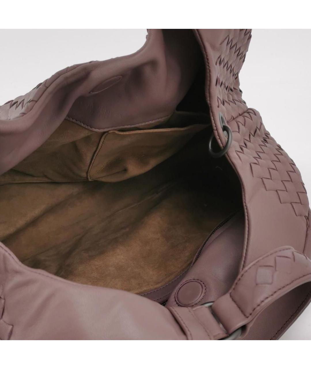 BOTTEGA VENETA Коричневая кожаная сумка тоут, фото 6