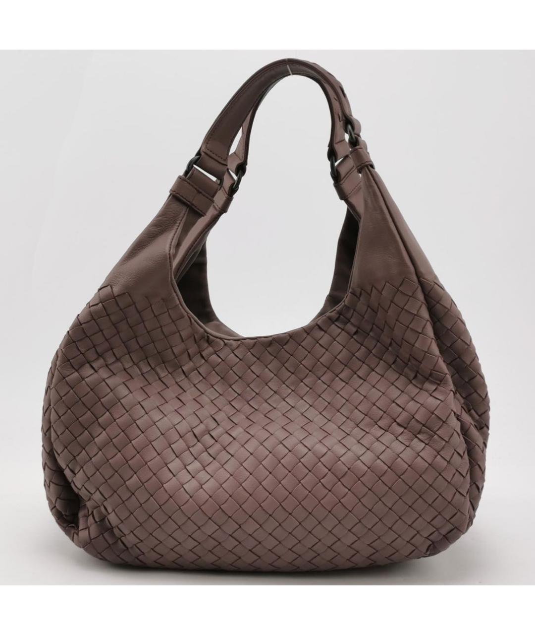 BOTTEGA VENETA Коричневая кожаная сумка тоут, фото 4